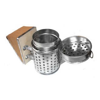 Enfumoir (enfumoir) JaHan petit modèle - étamé - hauteur 25 cm